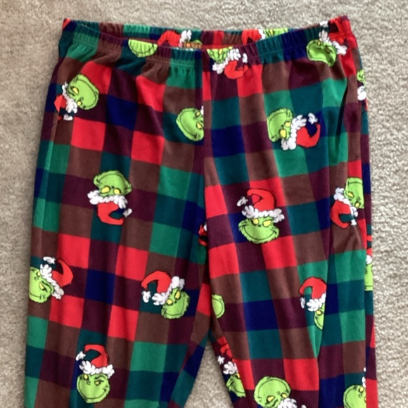 Men’s Grinch Plaid Pajama Pants - XXL - Picture 2 of 5